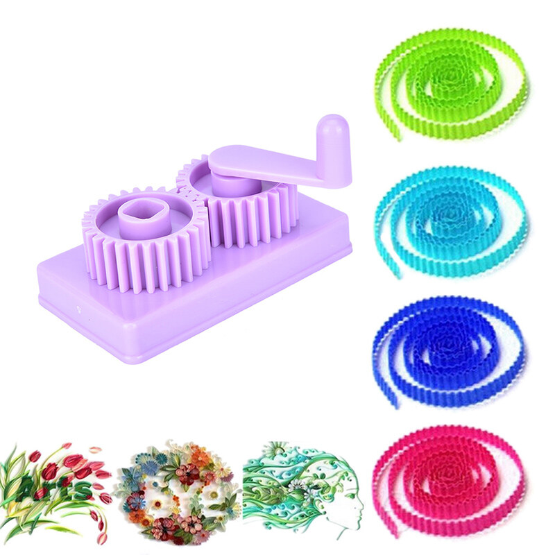 Kittenbaby 1xcrimper Máy dụng cụ uốn giấy xoắn papercraft Nguồn cung cấp tự làm Quilling