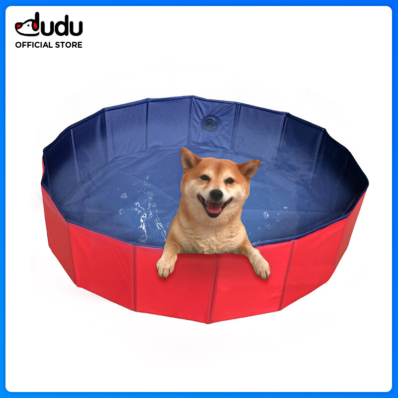 【DUDU Pet】Summer Dog Swimming Pool PVC Foldable Pet Bath Pool Portable Dog Cleaner Bathtub Bathing Tub Pool For Dogs Cats Pet Bath Cleaning ราคา 751 บาท*ส่งฟรี