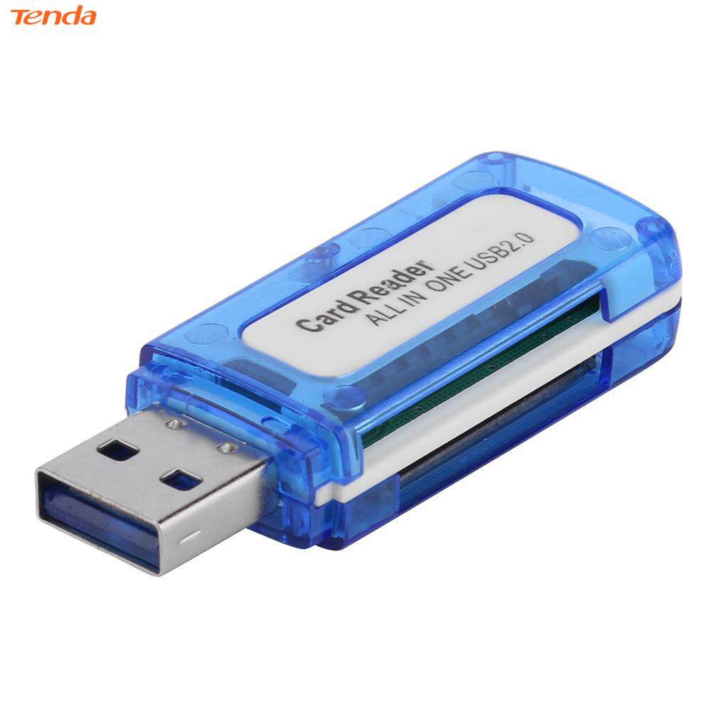 Portable 4 in 1 Memory Card Reader Multi Card Reader USB 2.0 All in One