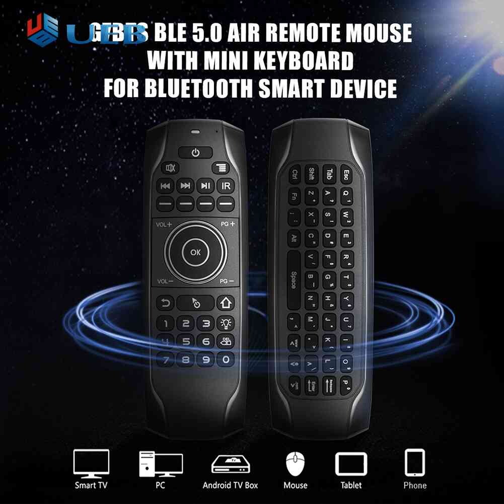 3.7-4.2V Wireless Remote Control Keyboard Bluetooth-compatible Wireless Keyboard Remote Control Micro USB Charging 200mAh for Android TV Box ราคา 482 บาท*ส่งฟรี