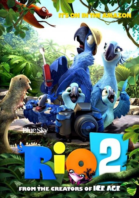 DVD English Cartoon Movie Rio 2