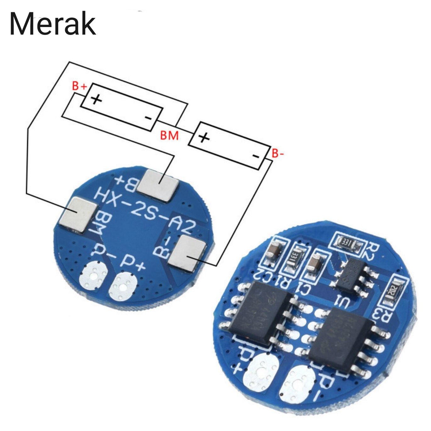Pin lithium li-ion 2s 5a bảng bảo vệ sạc 7.4v 8.4v 18650 bms pcm cho bộ pin lipo li-ion