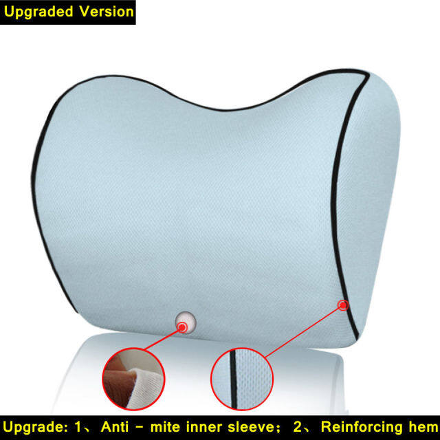1PCS ที่พิงศีรษะหมอนสำหรับที่นั่งเก้าอี้อัตโนมัติเบาะเมโมรี่โฟมฝาครอบทำจากผ้าหัว Rest สนับสนุน