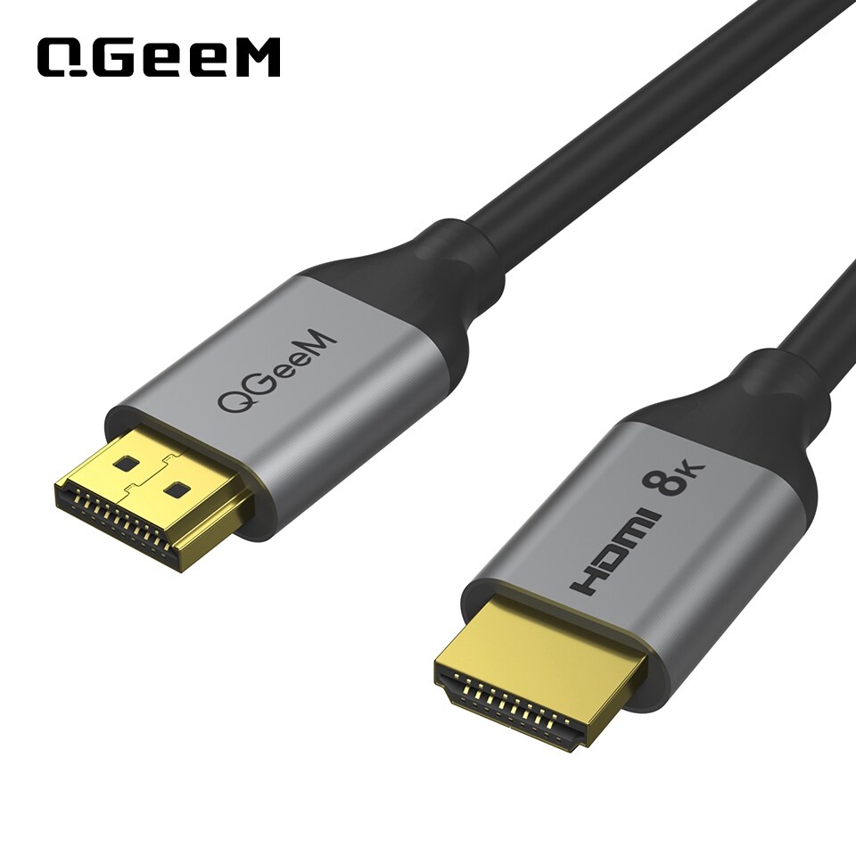 [TV 525 4K HDMI bán chạy] Cáp HDMI 8K Qgeem 48Gbps tốc độ siêu cao HDMI Tương thích với Apple TVrokusamsung Qledsony LGNnintendo Switchps5ps4