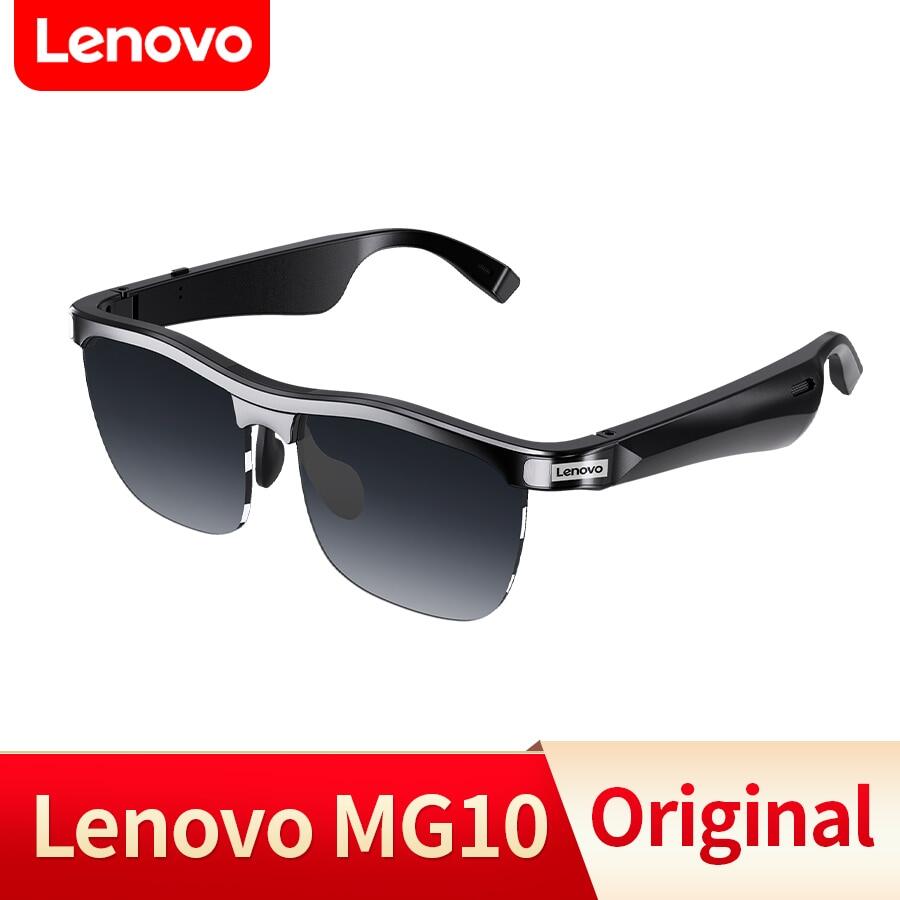 Lenovo MG10 âm nhạc thông minh Kính râm Tai nghe bluetooth không dây âm thanh độ trung thực cao tai nghe kính lái xe cuộc gọi rảnh tay với micrô HD