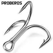 PROBEROS 4X Strong Big Size Fishing Hooks - Set of 10