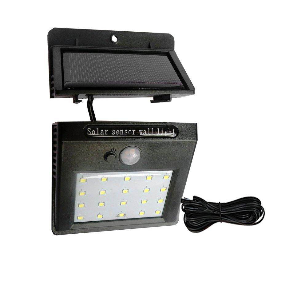 ที่ดีที่สุดขายแสงไฟติดผนัง Solar Powered Sound Control Wall Light 20 LED ที่ดีที่สุดขายแสงไฟติดผนัง Solar Powered Sound Control Wall Light 20 LED
