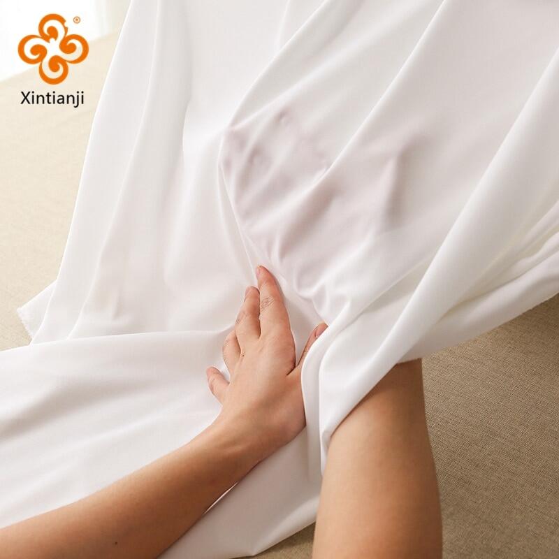 Váy lót vải co giãn chiều sử dụng mặc áo quần áo lót chống phai màu vải trắng bằng đồng hồ tj3826