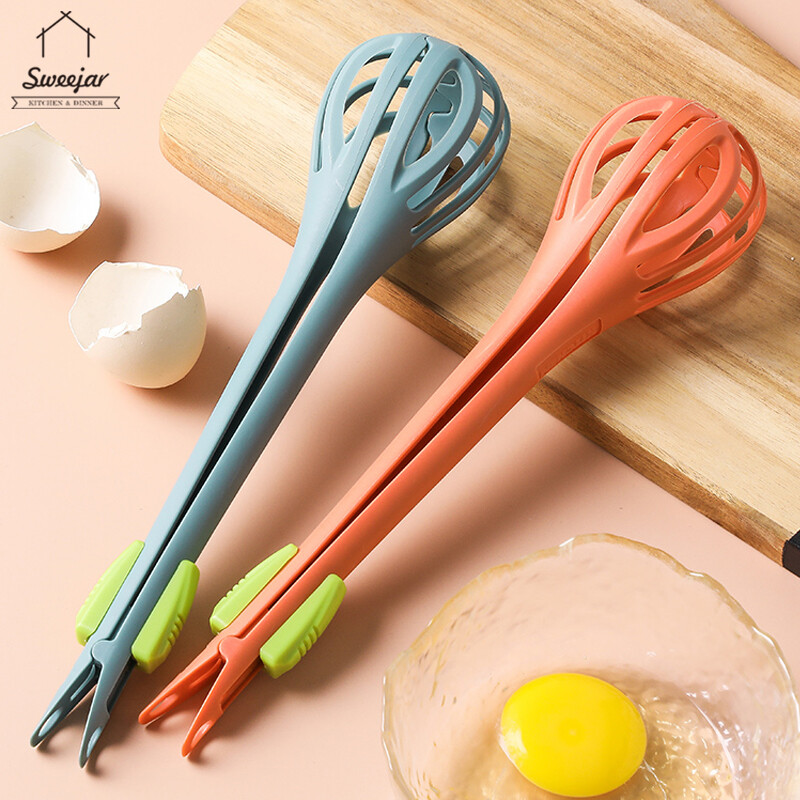 SWEEJAR Cấp Thực Phẩm Nylon Trứng Whisk Clip 2in1 Đa Chức Năng Hướng Dẫn Sử Dụng Hand Mixer Dụng Cụ Nhà Bếp