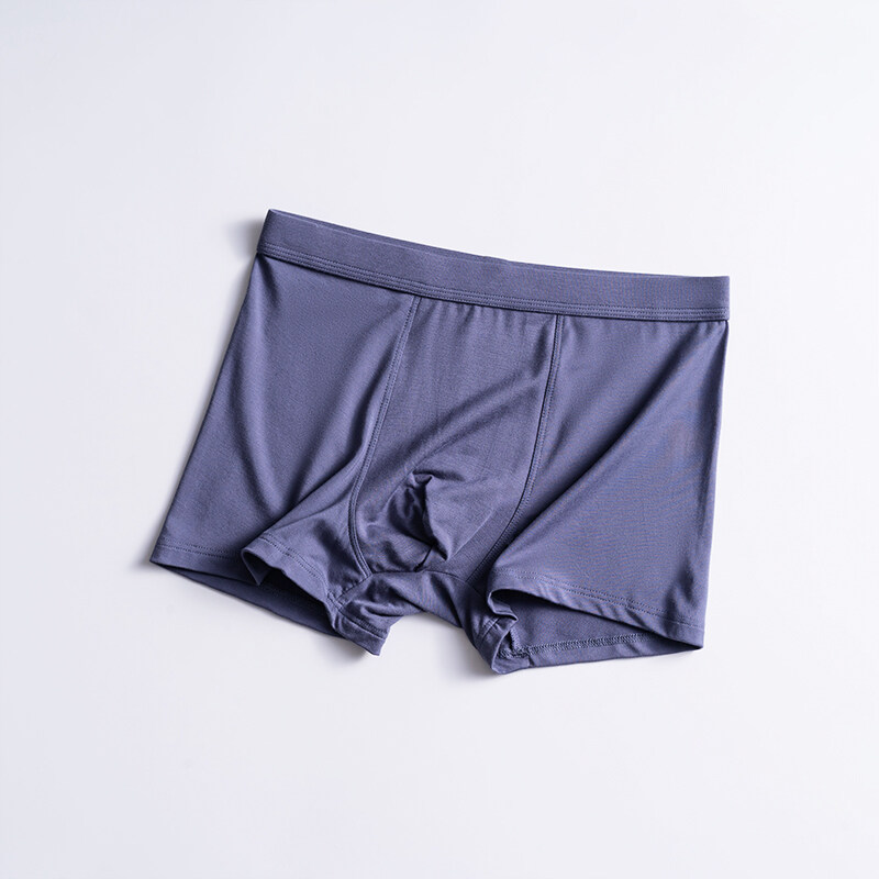 ผ้านวัตกรรมใหม่ใส่สบาย! ZOMOlV ผู้ชายกางเกงบ๊อกเซอร์แบบทันสมัยกางเกงบอกเซอร์สีล้วนระบายอากาศบางส่วน