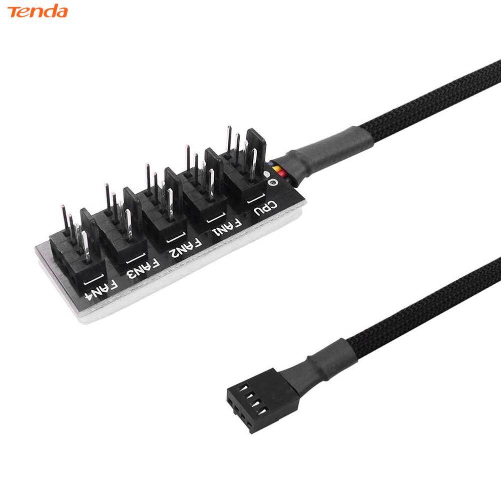 40Cm 1 Để 5 4-Pin PWM Fan Bộ Chia CPU Bộ Làm Mát Vỏ Máy Tính Power Adapter - Hàng quốc tế  Lưu ý thời gian giao hàng dự kiến