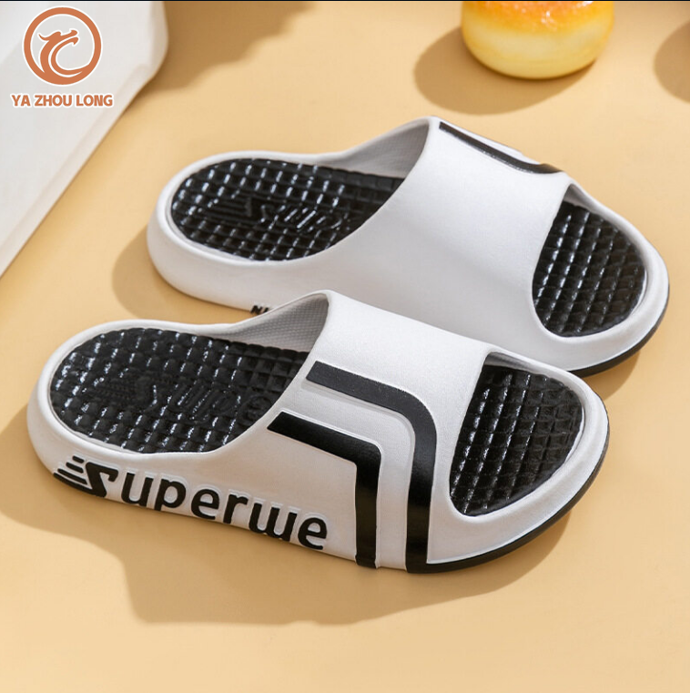 YA ZHOU LONG Children's slippers male summer big children's sports non-slip sandals and slippers