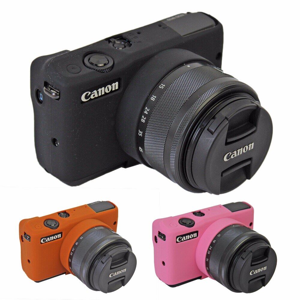 New Lightweight Case For Canon EOS M10 Silicone Camera Bag Nice Rubber Protective Body Cover 4 Colors