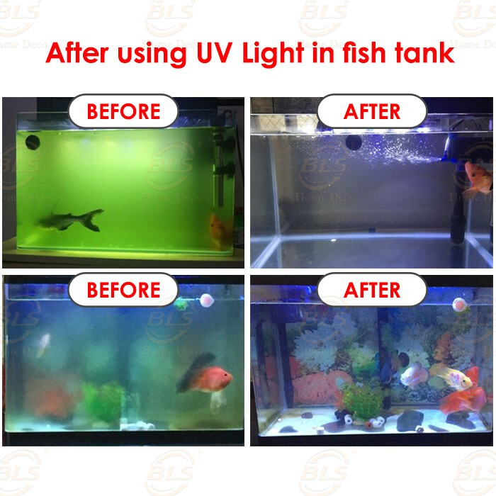 Sunsun Uv Series Aquarium Sterilization Uv Light W W Fish Tank Sterilizer Lamp