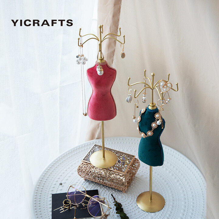 Yicrafts kệ trưng bày châu báu,kệ trưng bày hình váy,kệ để dây chuyền lắc tay,kệ để trang sức nhẫn