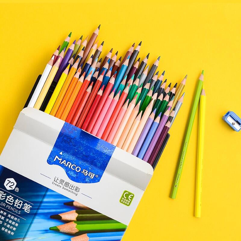 Marco 24 36 48 72colors Oil Color Pencil Set Artist Drawing Colour Pencil