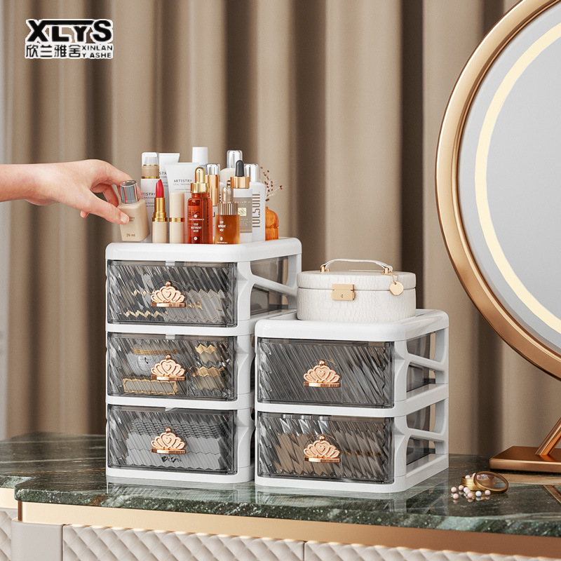 XINLANYASHE kệ lưu trữ hộp ngăn kéo kệ lưu trữ tủ lưu trữ máy tính để bàn hộp lưu trữ ngăn kéo hộp lưu trữ văn phòng phẩm hộp đựng mỹ phẩm để lưu trữ những thứ gọn gàng Mạnh mẽ và bền để sử dụng. Có nhiều màu sắc để lựa chọn.