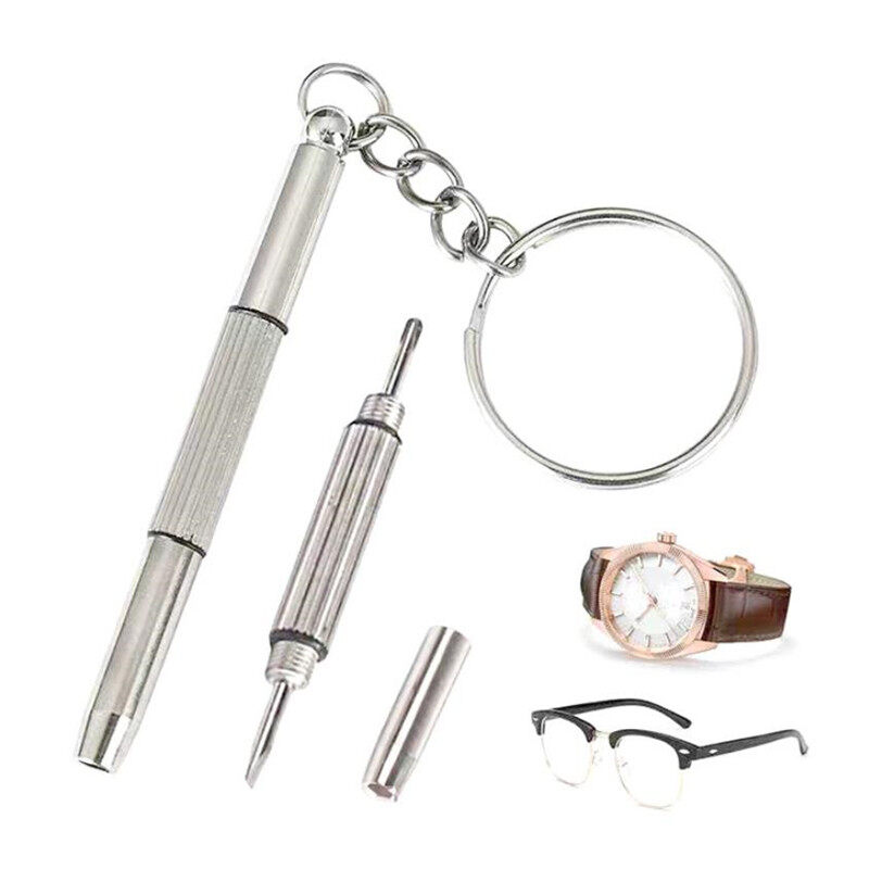 [SmartHere] Bộ Dụng Cụ Tuốc Nơ Vít Mini 3 Trong 1 Móc Khóa Sửa Chữa Cho Đồng Hồ Đeo Tay Kính Râm Điện Thoại Di Động