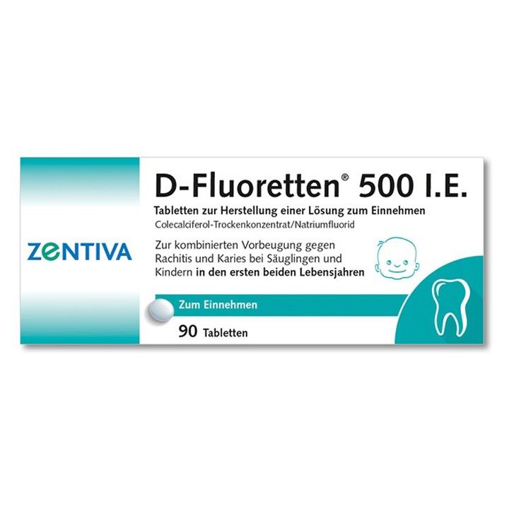 Viên uống D-fluoretten 90 viên