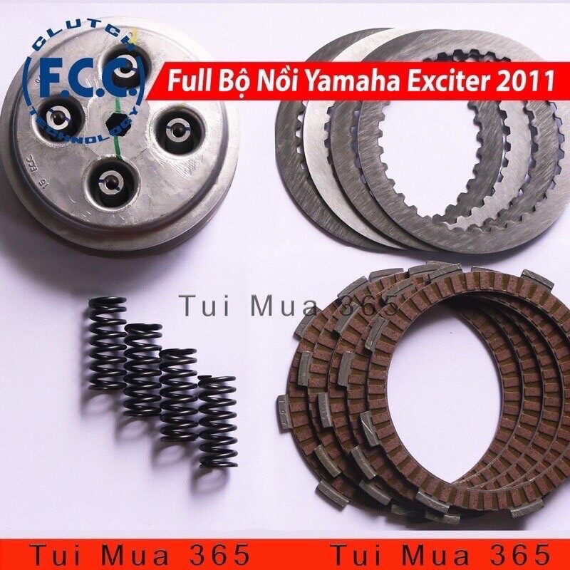 Full bộ nồi ex 135 đời 2010 - 2014 zin fcc