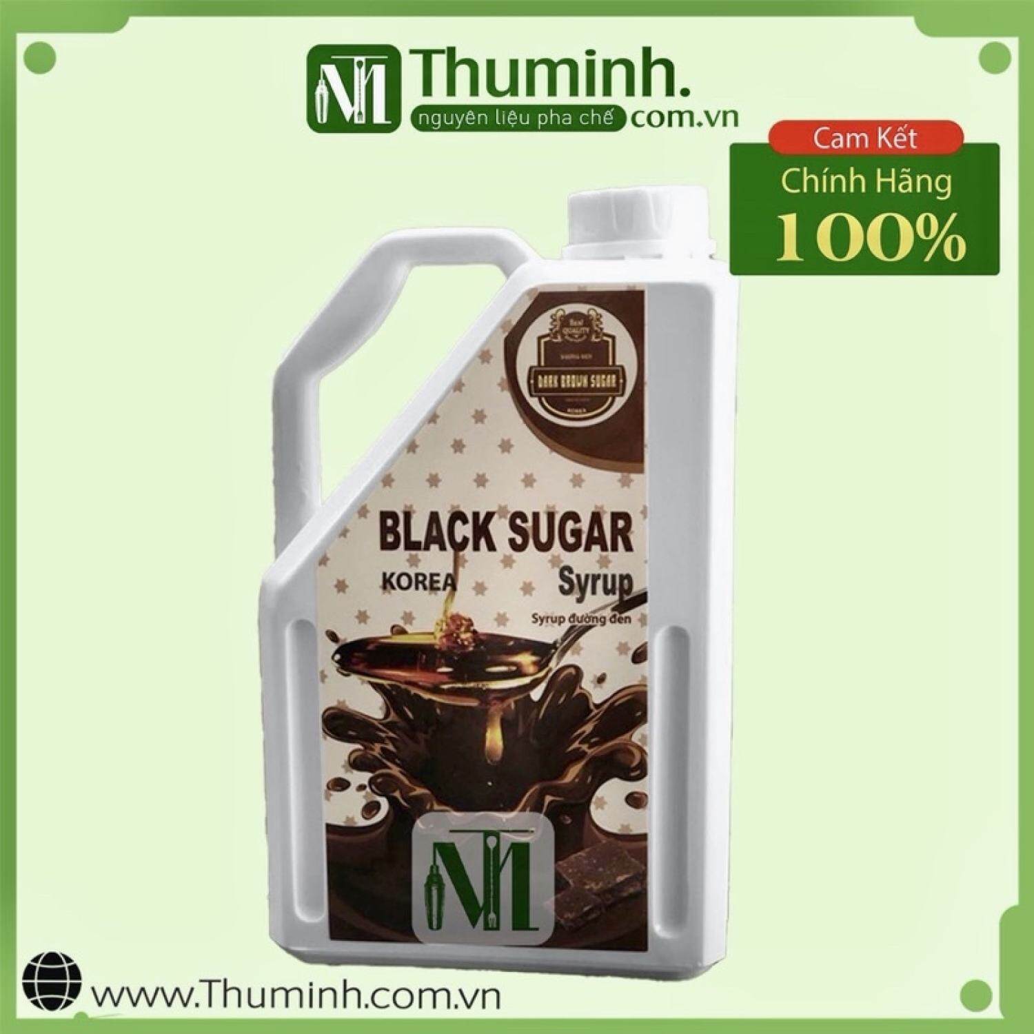 Siro đường đen hàn quốc black sugar can 2.5kg