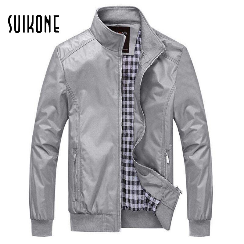 Suikone เสื้อแจ็คเก็ตแฟชั่นสำหรับผู้ชาย เทรนด์ใหม่ เรียบง่ายและใช้งานได้หลากหลาย