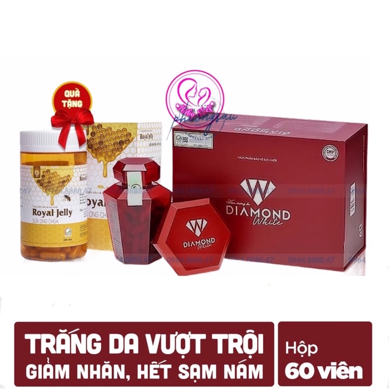 Viên uống trắng da Diamond White Ngọc Trinh