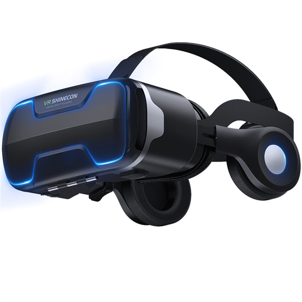 Kính vr g02ed shinecon kính toàn cảnh 360 bảo vệ mắt phiên bản tai nghe kính vr điện thoại di động