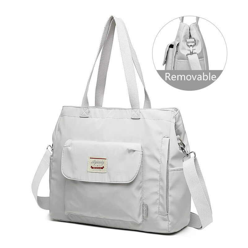 MINGKE Máy Tính Xách Tay Túi, Túi Đeo Chéo 13 14 15 Inch Túi Đeo Vai Túi Tote Cho Nữ, Không Thấm Nước Chống Sốc Đa Chức Năng Thời Trang Hàn Quốc Thường Ngày