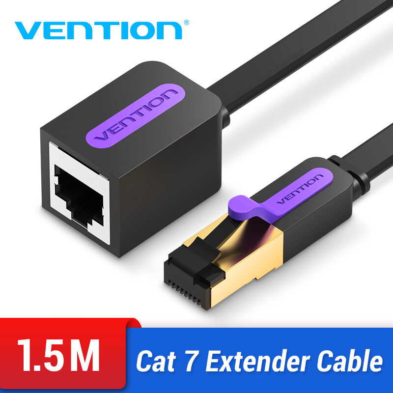 Vention dây cáp mạng lan Cat7 RJ45 Network Cable Male to Female Lan 1M/1.5M/2M/3M/5M for PC Laptop R