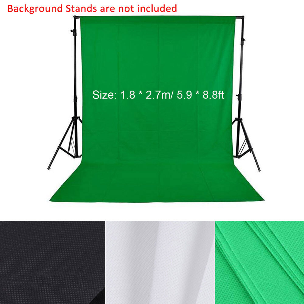 Plass♦❃❃phông nền chụp ảnh 1.6x3m/5x10ft phông nền chụp ảnh nền cho studio ảnh phông nền chụp ảnh màu xanh lá cây