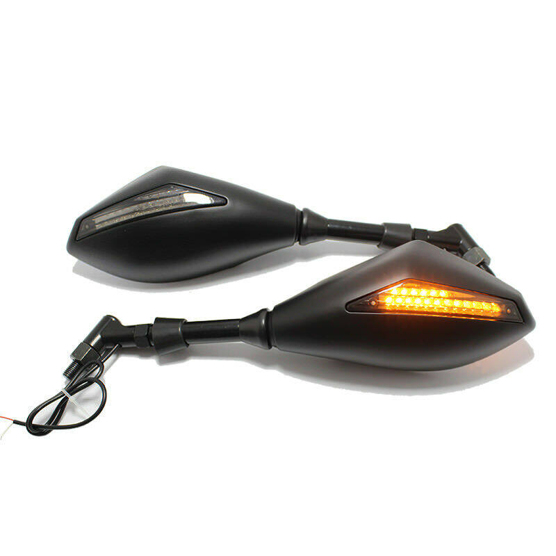 Gương chiếu hậu đèn led xe máy cho cặp tình nhân ô tô gương chiếu hậu chỉ báo tín hiệu rẽ