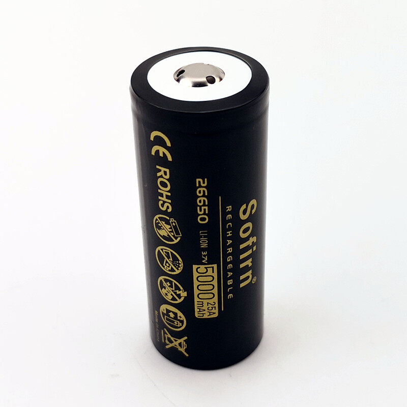 Battery-5000mah sạc hd26650 sofirn