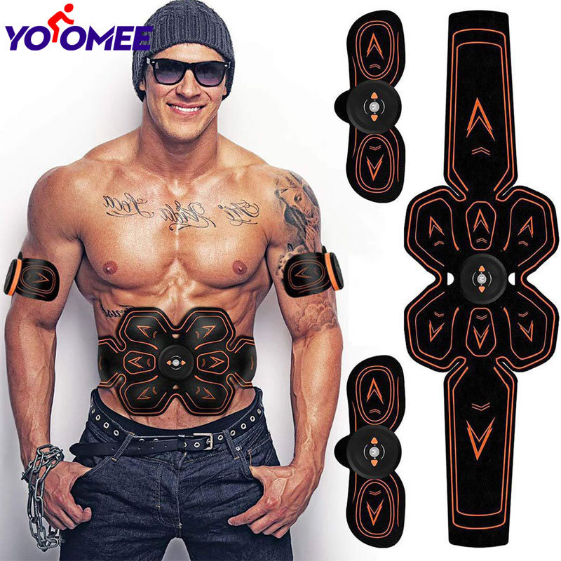 Yoomee Abs Stimulator Muscle Toner ,EMS Massager for Weight Loss The Ultimate Electronic Power Abs Trainer for Men Women & Bodybuilders | Abdominal, Arm & Leg Training ราคา 795 บาท*ส่งฟรี