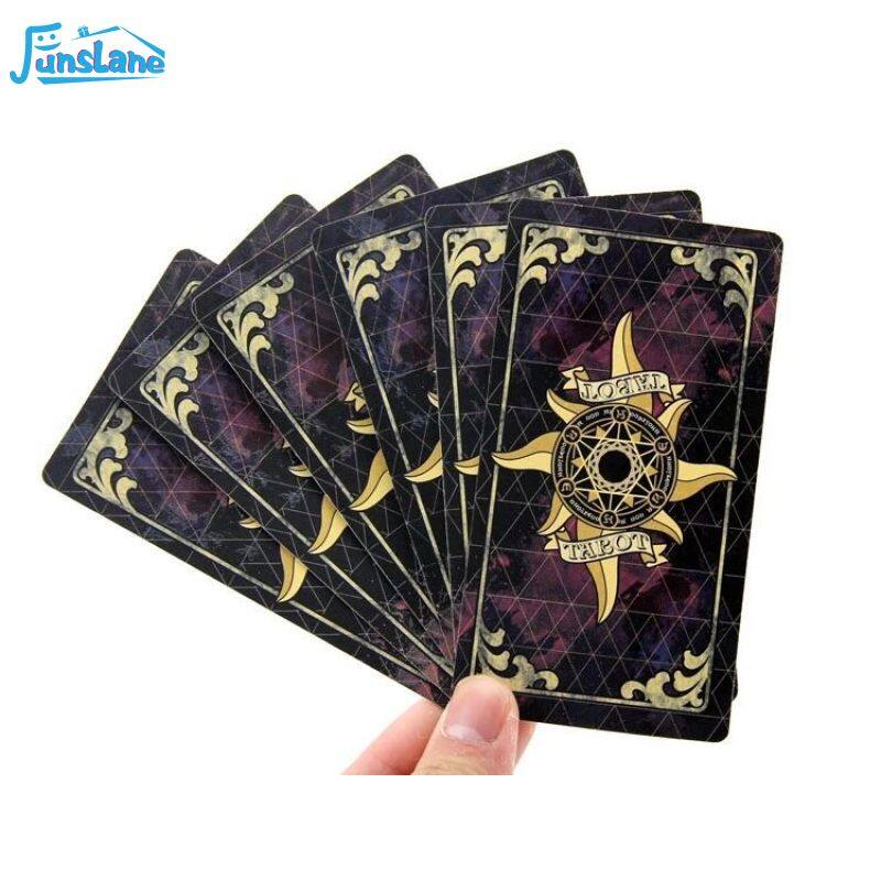 FunsLane 78pcs Tarot Cards Set Prophecy Divination Board Games Accessories