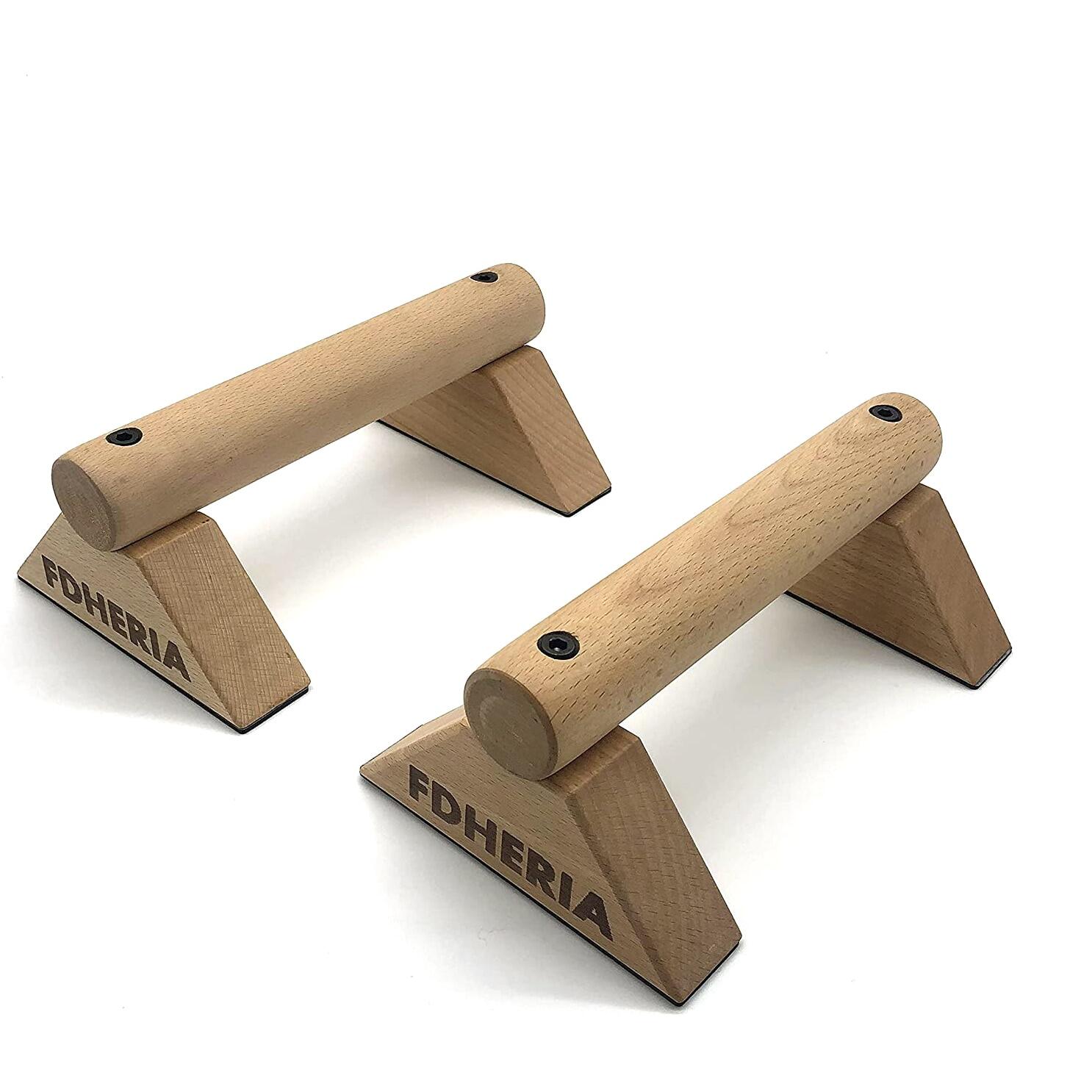 2 cái thanh đẩy lên gỗ mini song song Bars Grip cho Nam Nữ phòng tập thể