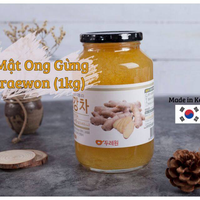 Mật ong gừng dooraewon hàn quốc 1kg monweekly