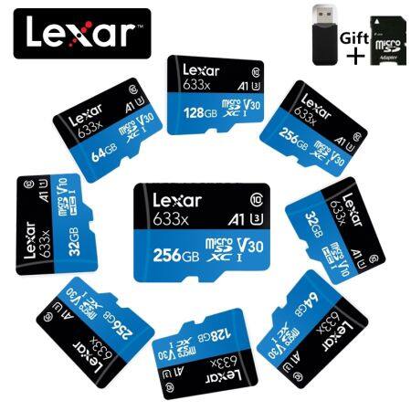 Lexar 633x MicroSD Memory Card - Various Capacities Available