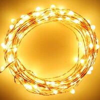 Dc12v 10m 20m 30m 50m Waterproof Copper Wire Starry Lights Led String Light With 85-265v Power For Street Garden Decorative