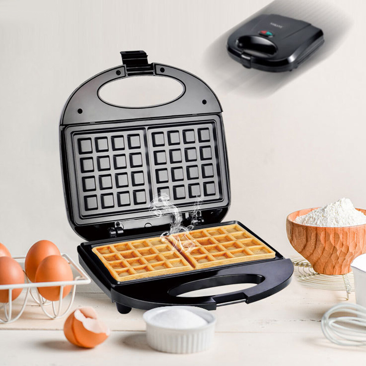 Generic Sokany 220V 750W Electric Doubleside Waffles Maker Nonstick