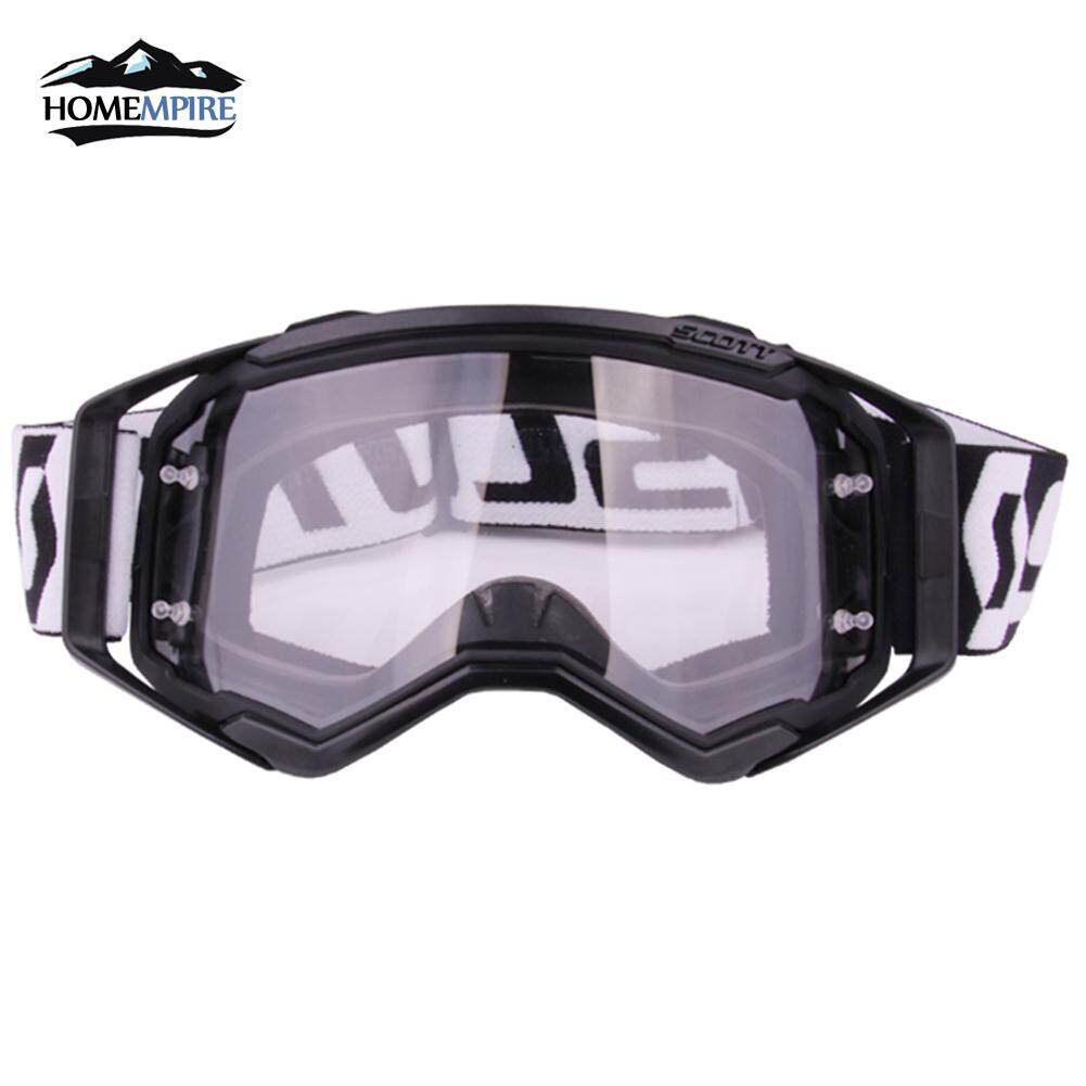 Homemire Kính Trong Suốt Chống Gió Kiểu Mỹ Kính Đi Xe Máy Kính Chống Bụi Đua Xe Địa Hình Thể Thao Trượt Tuyết Đạp Xe Ngoài Trời