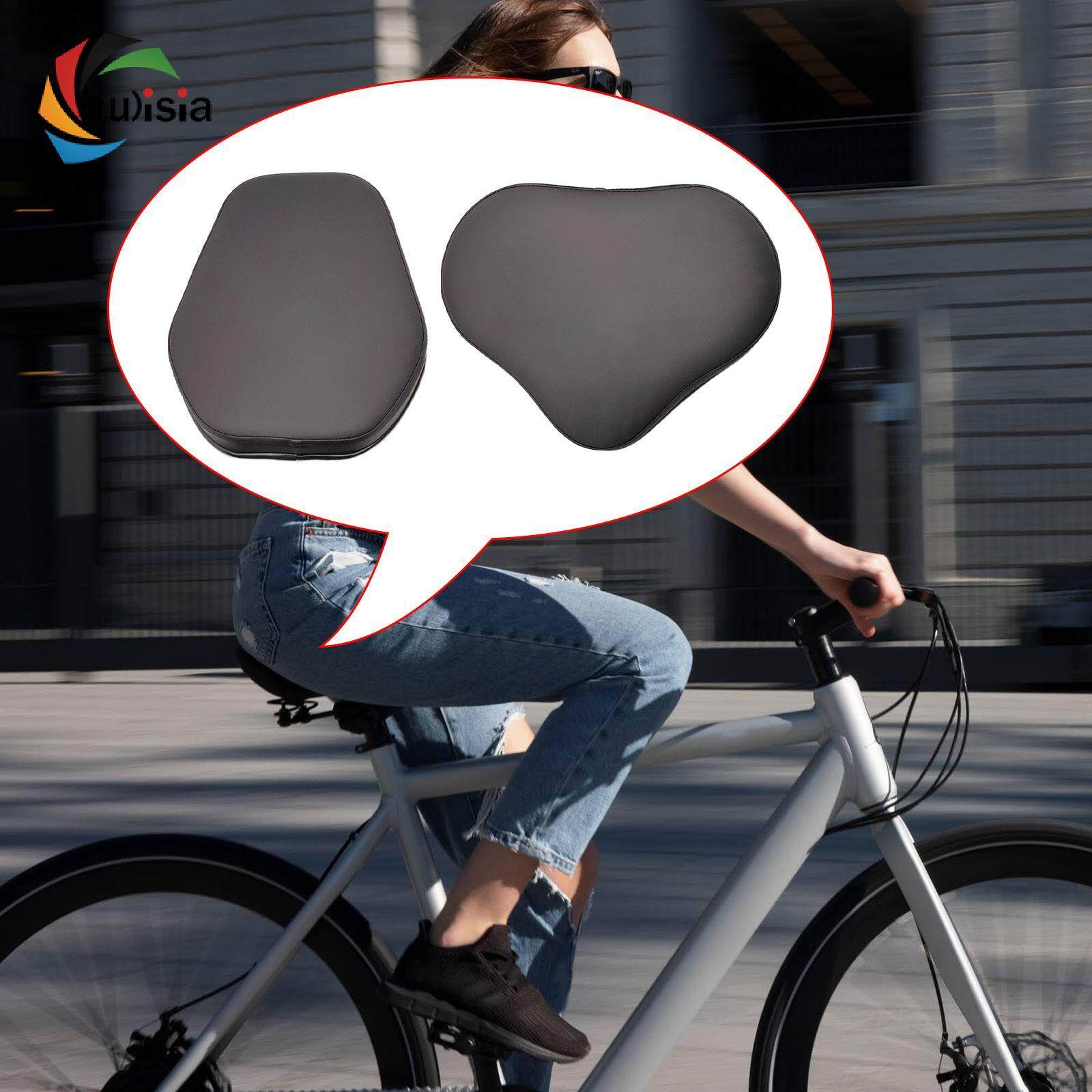Đệm ghế xe đạp chulisia với dựa lưng, phụ kiện đi xe đạp bọc yên xe đạp