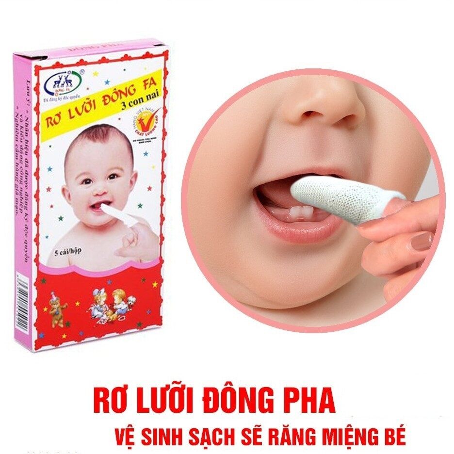 Rơ Lưỡi Đông Fa Mềm Cho Bé Sơ Sinh Hộp 5 Cái