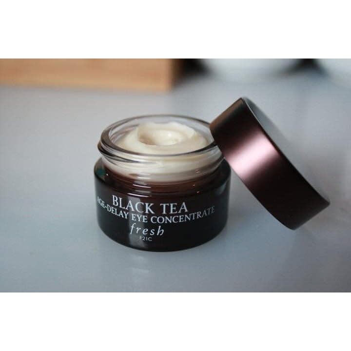 Kem dưỡng mắt trà đen mini Fresh Black Tea Age-Delay Eye Cream 3ml