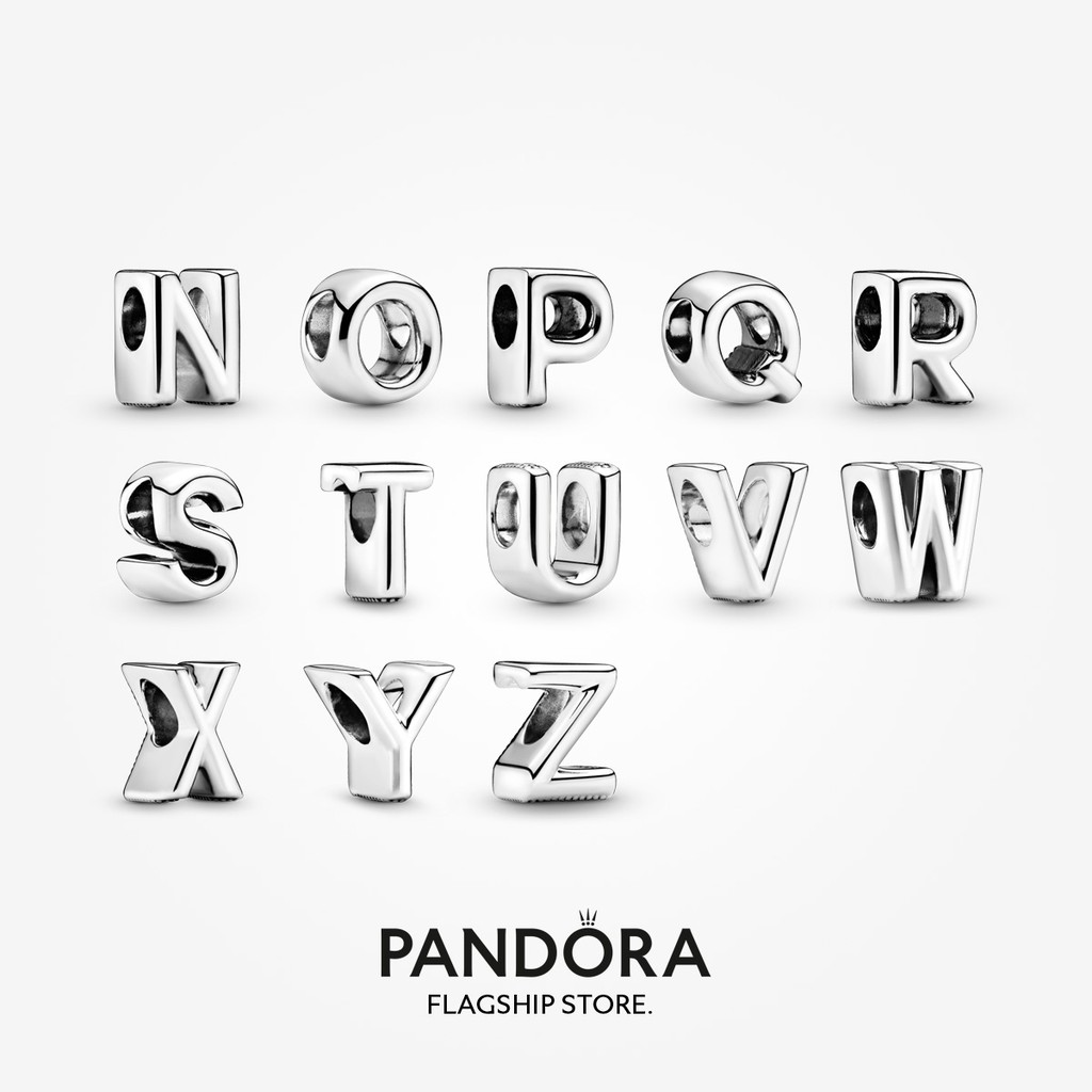 2023 New Original Pandoras Letter Alphabet Charm Women Fashion Jewellery