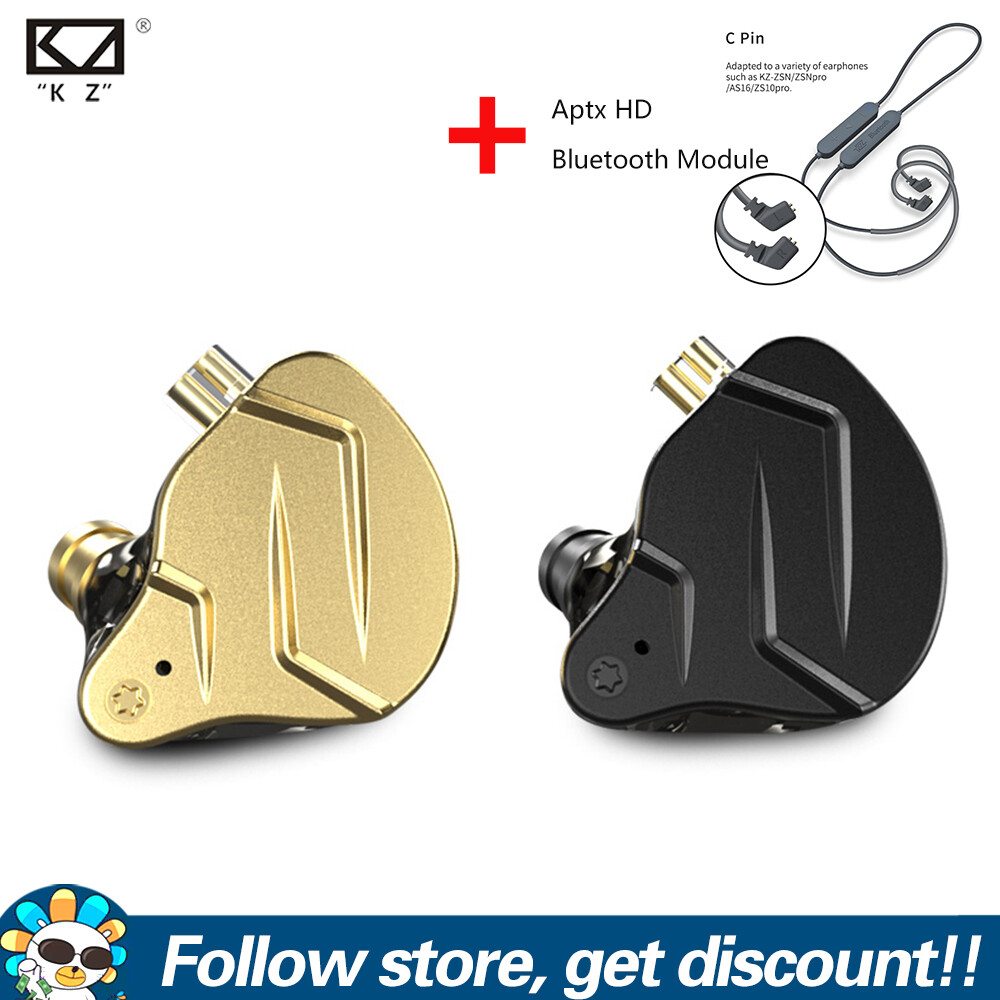 KZ Zsn Pro X Trong Tai Tai Tai Nghe Với HD mô-đun Bluetooth dàn Hi-Fi trầm Âm Nhạc IEM Tai Nghe Tiếng Ồn Hủy Bỏ Earbuds Thể Thao Chạy Chơi Game Tai nghe bluetooth 2Pin Có Thể Tháo Rời DJ Màn Hình Cho Điện Thoại thông Minh MP3 MP4 Máy Tính Bảng Máy Tính Xá