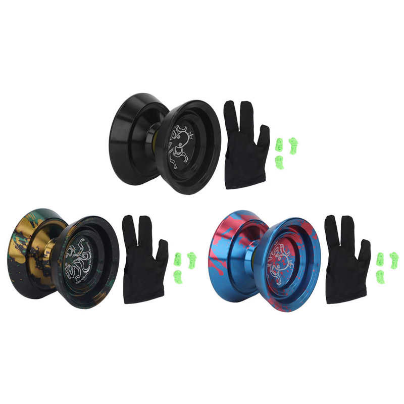 Children Yoyo Ball Alloy Professional Unresponsive Yoyo Toy With Replacement Sts