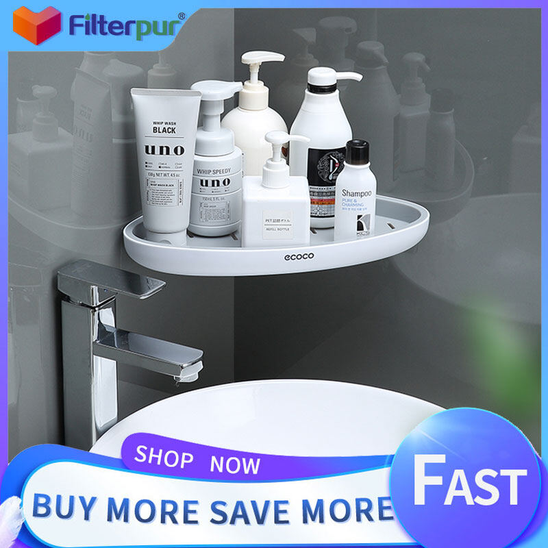 Filterpur Kệ Góc Phòng Tắm Kiểu Bắc Âu, Giá Tam Giác Góc Tắm Không Cần Khoan Tường Kệ Nhà Tắm Kệ Để Dầu Gội Đầu Giá Để Đồ Nhà Vệ Sinh Giá Đựng Dầu Gội Sắp Xếp Tiết Kiệm Không Gian