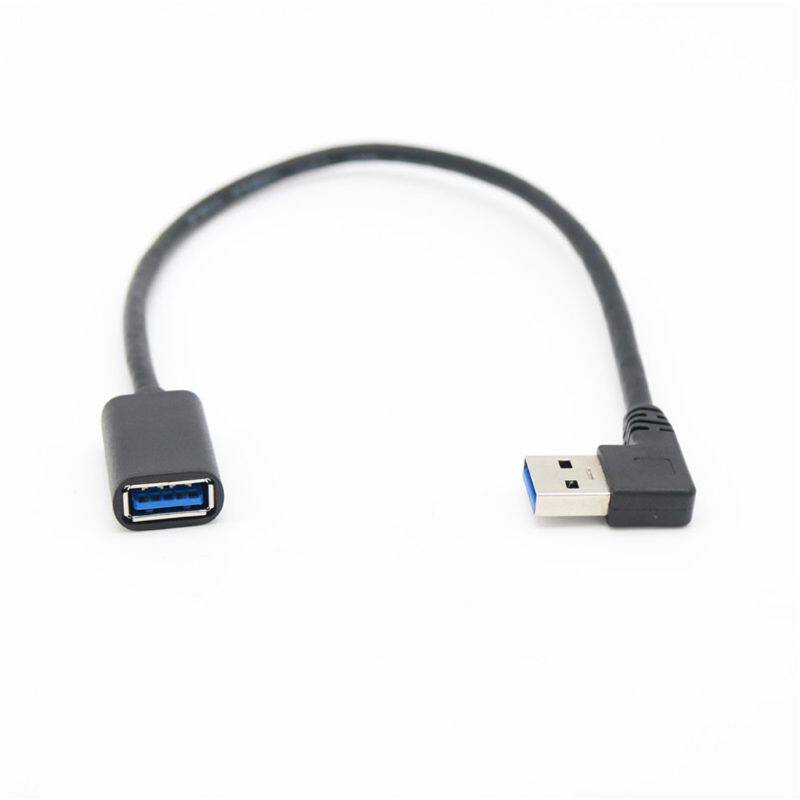 Cáp Nối Dài 90 Độ Góc Phải Siêu Tốc USB 3.0 Đầu Đực Sang Đầu Cái Bộ Chuyển Đổi Dây Cáp, 30CM/60CM