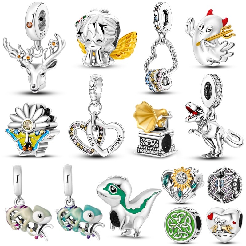 【Fire New】 Charm S925 Plata